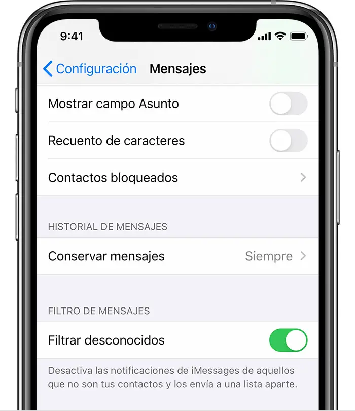 Cómo escuchar los mensajes de voz de los números bloqueados iPhone 1