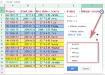 Cómo filtrar por color en Google Sheets 6