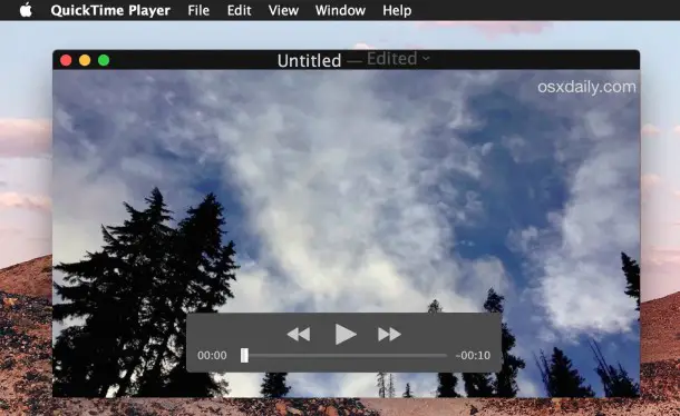 Cómo hacer un bucle de vídeo QuickTime Player en Mac 26