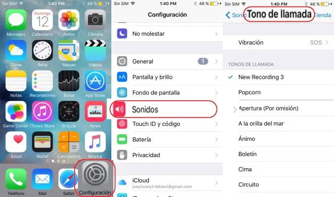 Cómo hacer una nota de voz en un iPhone de tono de llamada 17