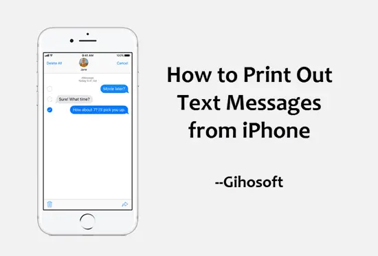 Cómo imprimir iMessages en el iPhone 4