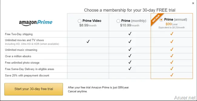 Cómo inscribirse en Amazon Prime 33