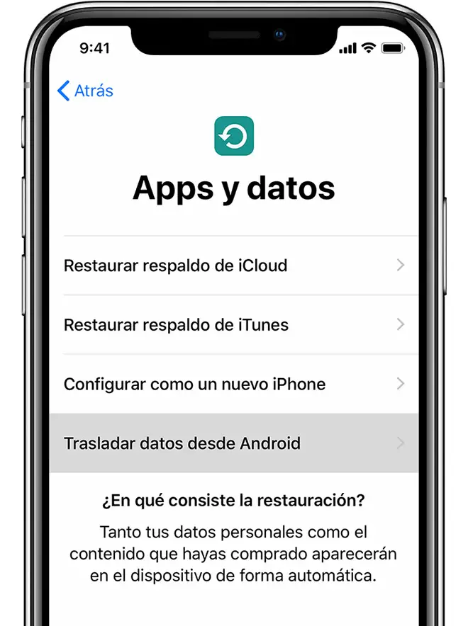 Cómo llegar a las aplicaciones y a la pantalla de datos del iPhone 10