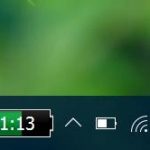 Cómo mostrar el porcentaje de batería restante en Windows 10