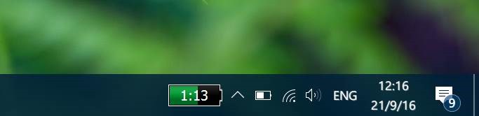 Cómo mostrar el porcentaje de batería restante en Windows 10 10