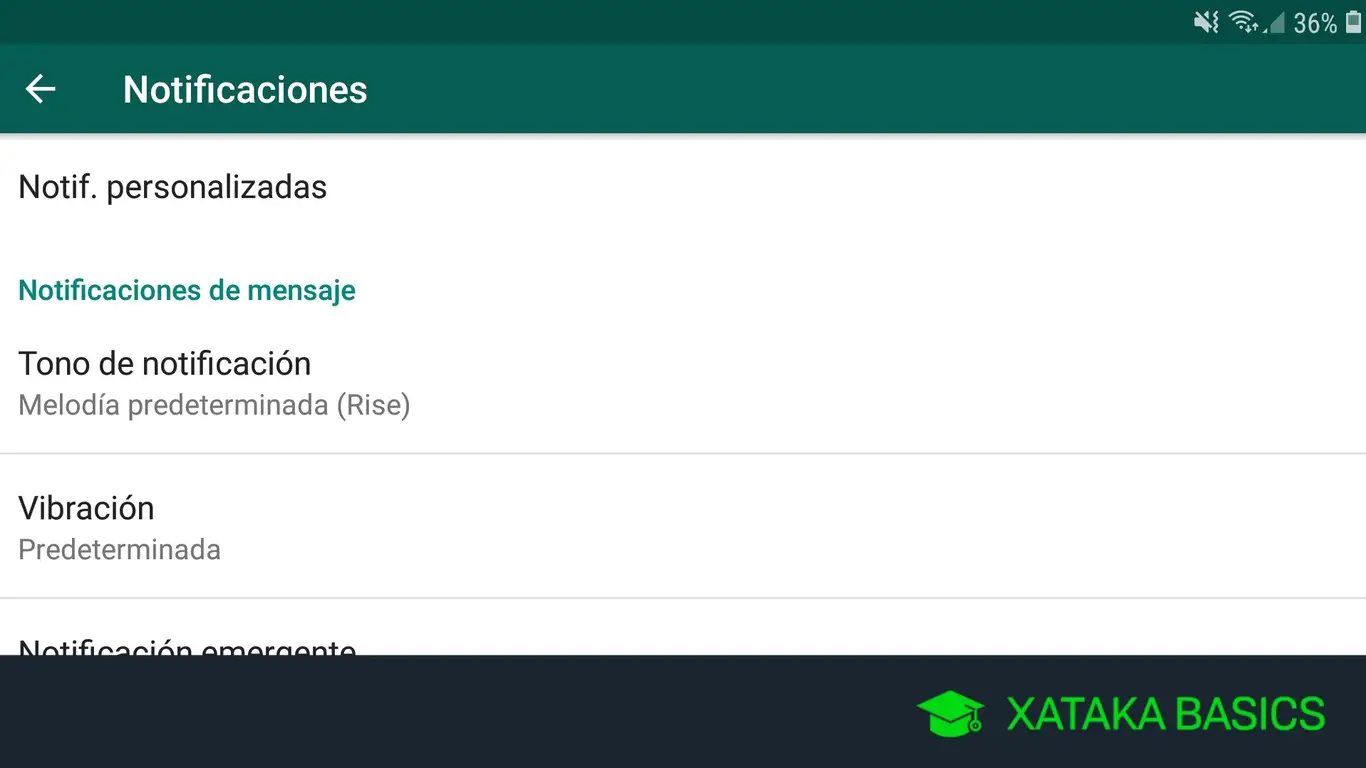 Cómo personalizar las notificaciones de WhatsApp para cada contacto 30