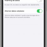Cómo reducir el uso de datos en el iPhone
