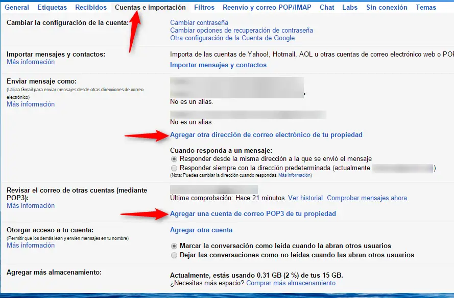 Cómo reenviar el correo de AOL a Gmail 5