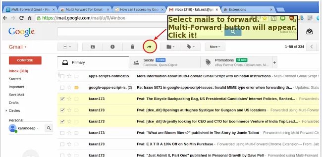 Cómo reenviar varios mensajes a la vez en Gmail 21