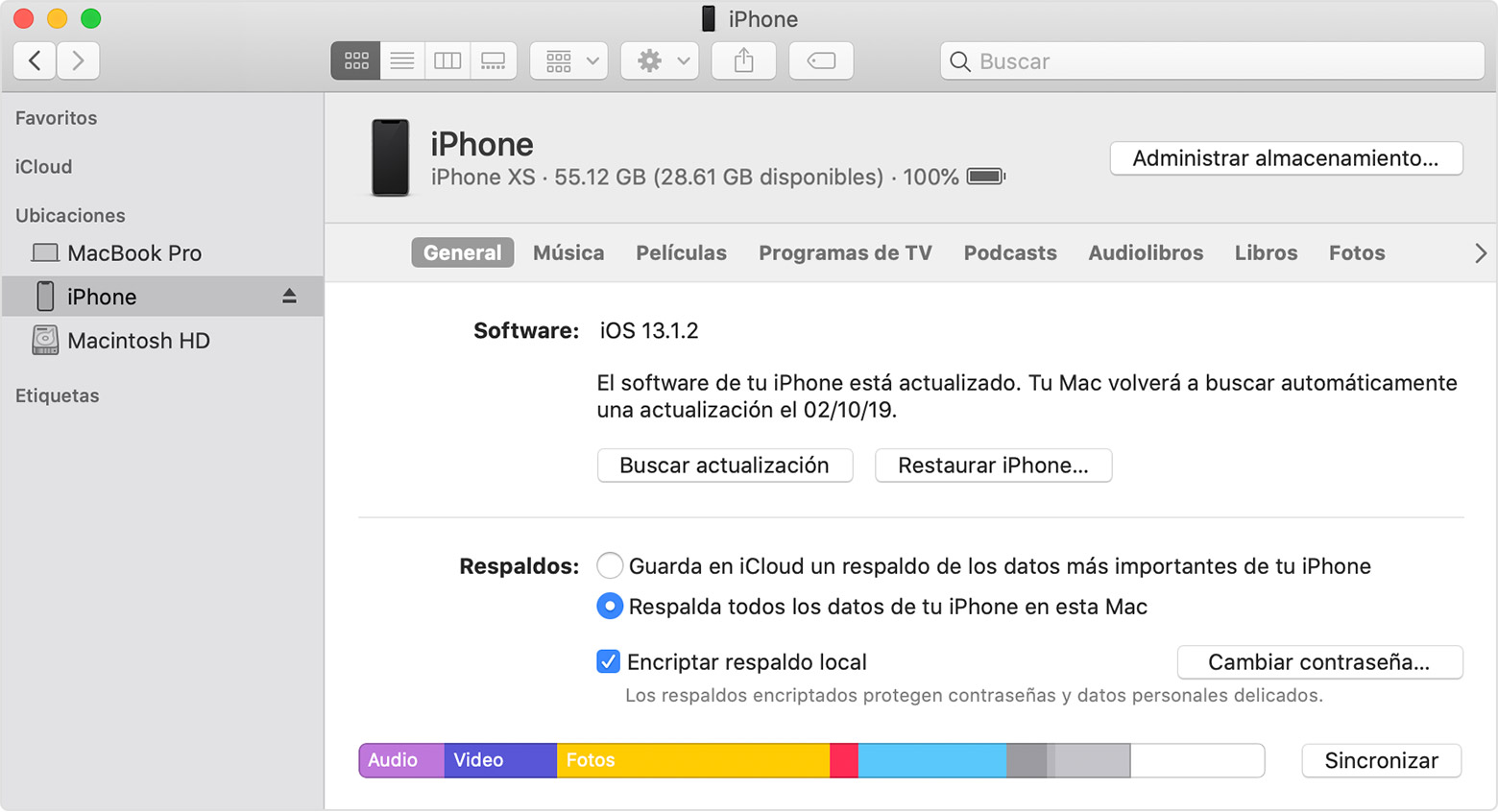 Cómo restablecer la contraseña de respaldo del iPhone 28