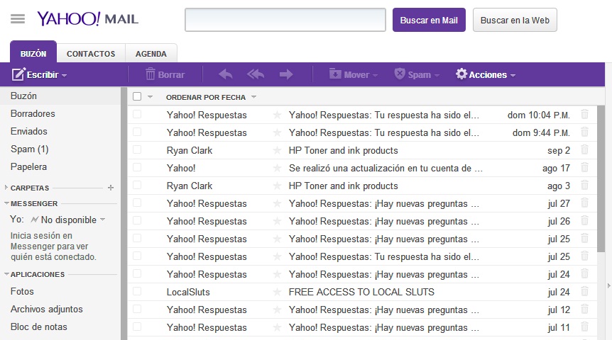 Español yahoo sesion mail iniciar Yahoo! Mail