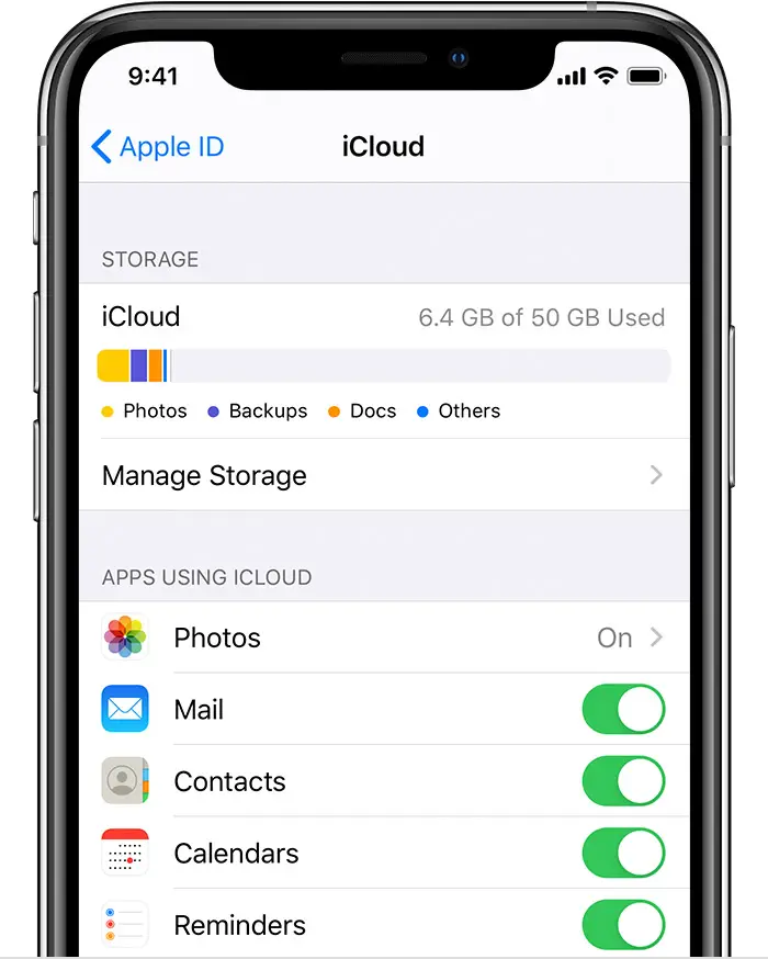 Cómo salir de iCloud en el iPhone 26