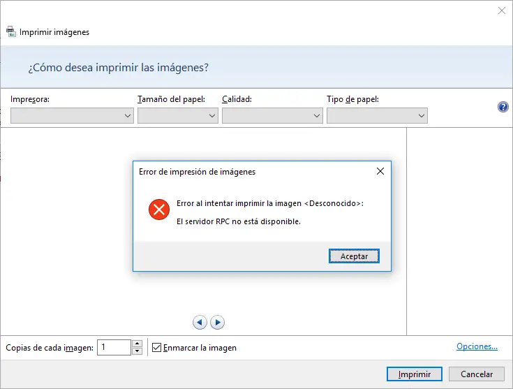 Corregir "El servidor RPC no está disponible" en Windows 10 21