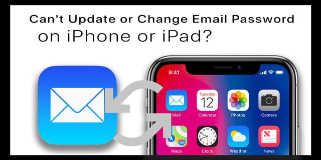 Fix Can"t Change Email Password en el iPhone 29