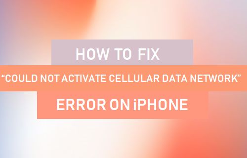 Fix no pudo activar la red de datos celulares 16