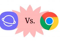 Google Chrome contra el navegador de Internet Samsung 9