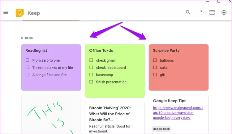 Google Keep vs Todoist 48