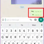 Mensajes de Android vs WhatsApp