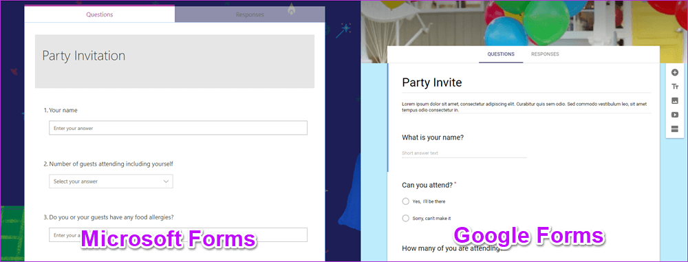 Microsoft Forms vs. Google Forms 34