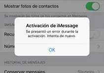 Obtener un error al activar iMessage o FaceTime 6