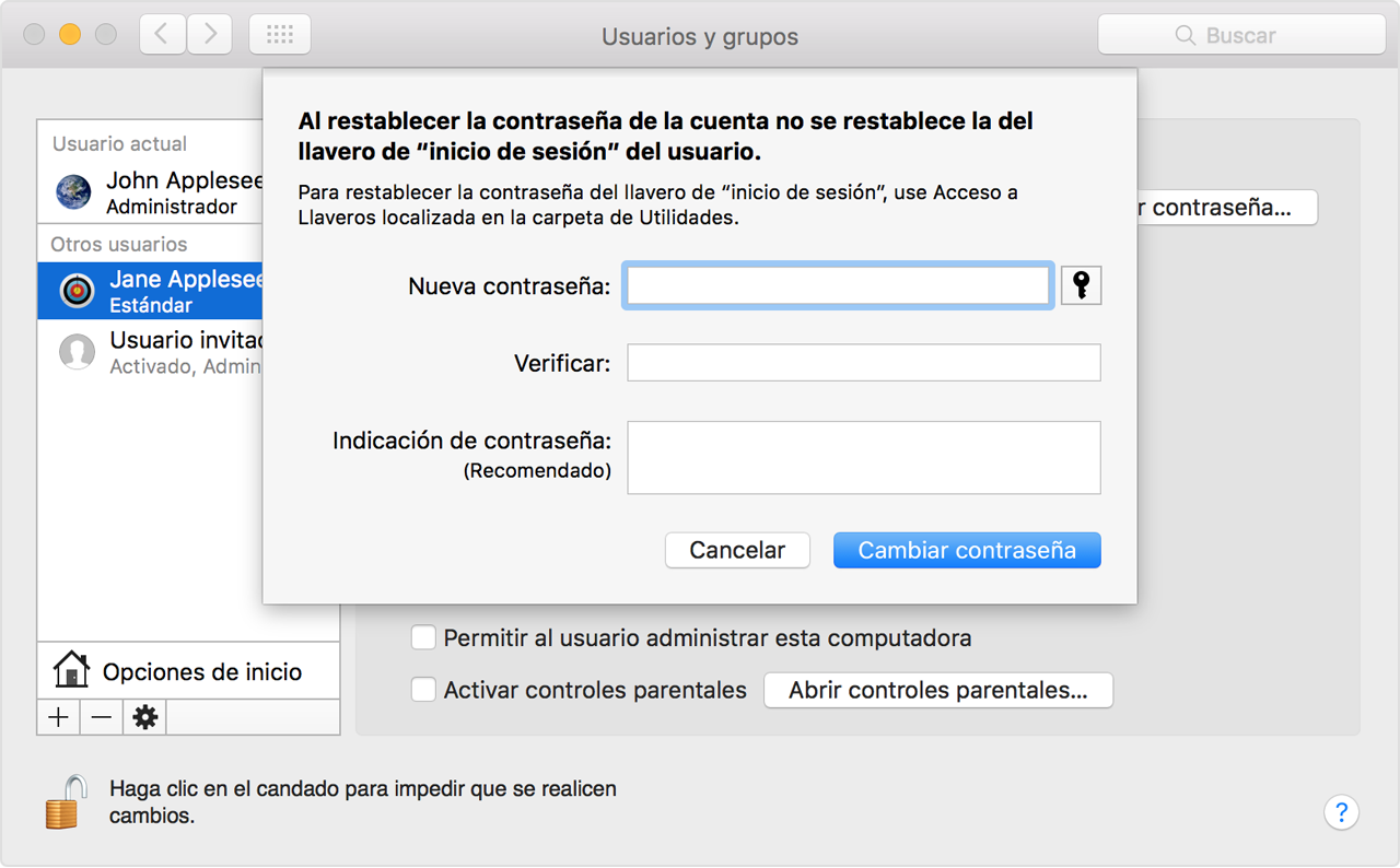 ¿Problemas para acceder a Mac? Crear una nueva cuenta de administrador 26