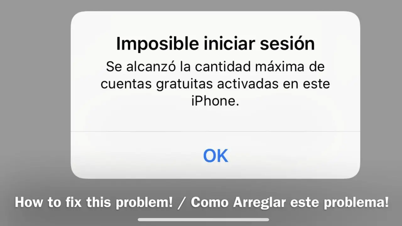 se ha activado el máximo número de cuentas gratuitas 7