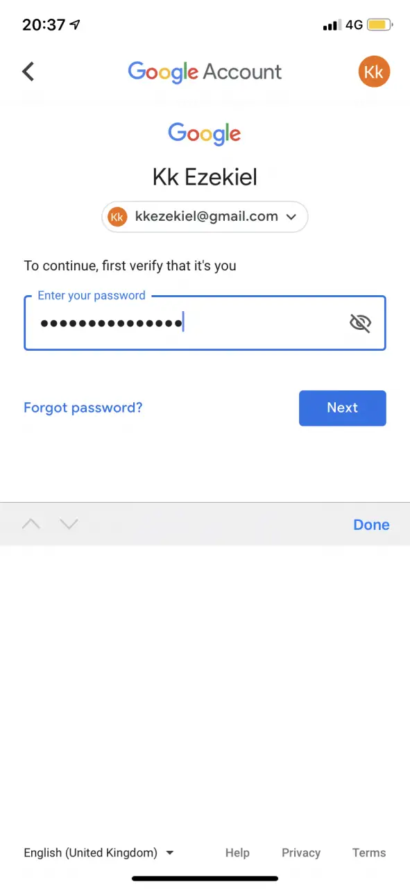 Cómo cambiar el número de teléfono en la cuenta de Google 17