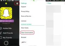 Cómo borrar mensajes en Snapchat 1
