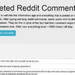 Cómo leer los comentarios borrados sobre Reddit
