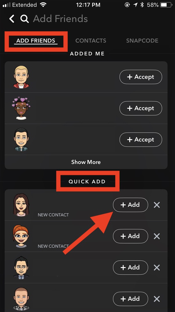 ¿Qué significa "Quick Add" en Snapchat? 31
