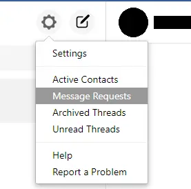 Cómo encontrar solicitudes de mensajes en el Messenger 4