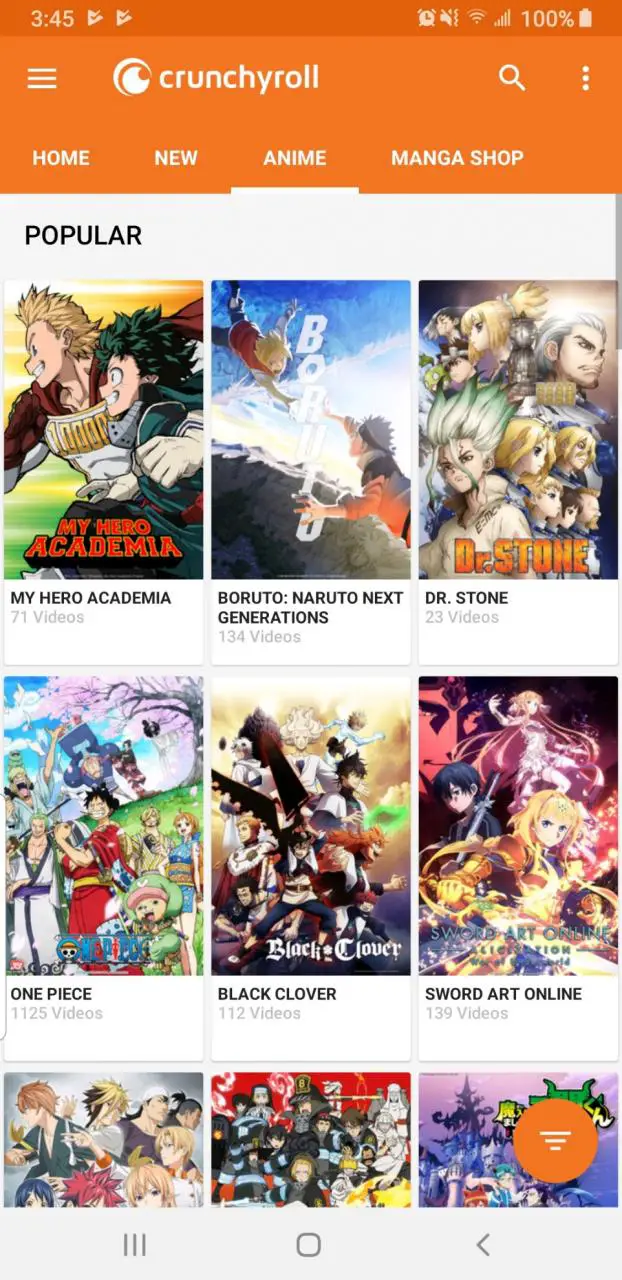 Las 7 mejores aplicaciones de streaming de anime del año 2020 1