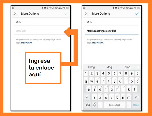 Cómo añadir enlaces a la historia de Instagram y a los mensajes 9