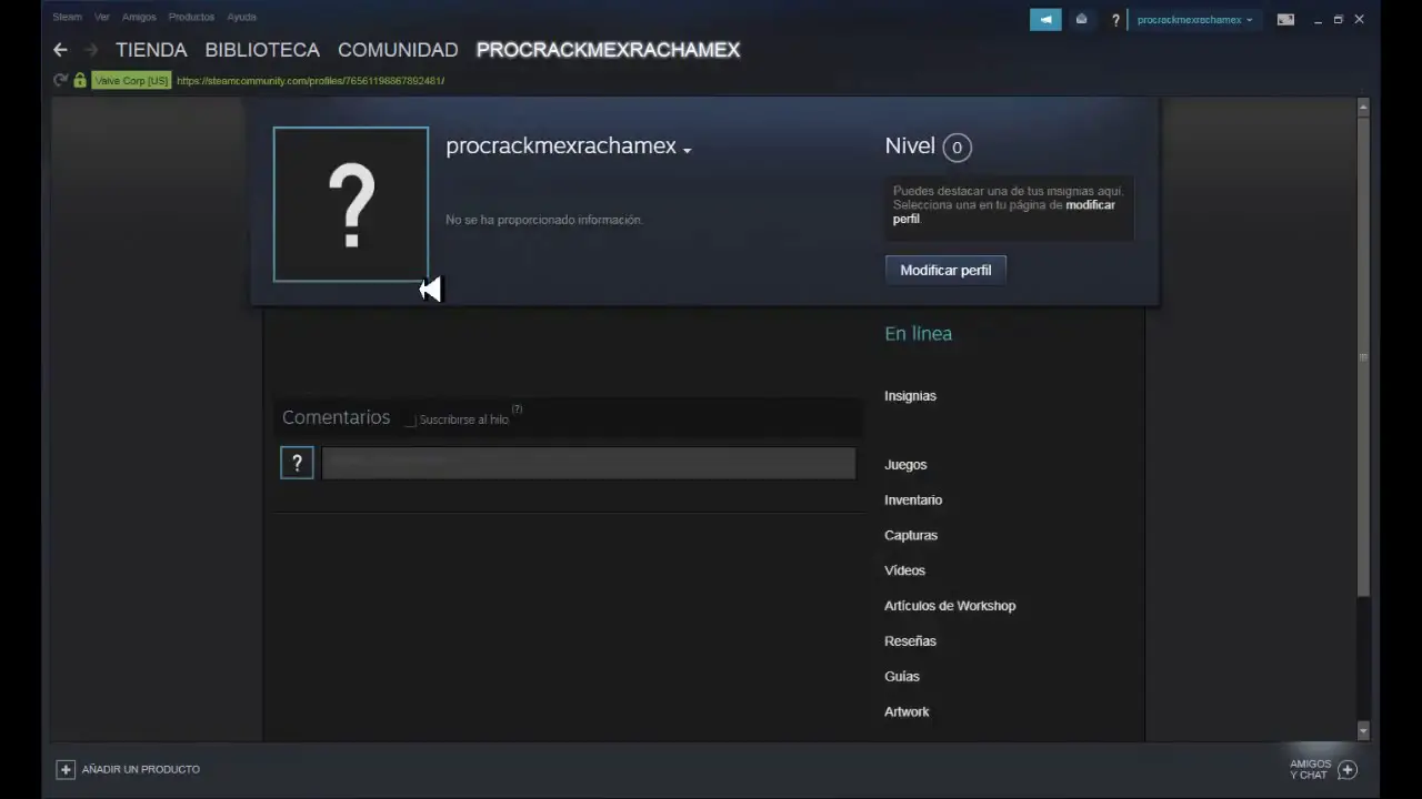 Cómo cambiar el nombre de la cuenta de Steam 48
