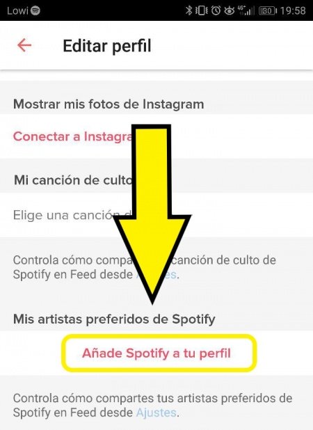 Cómo conectar Spotify con Tinder 1