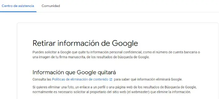 Cómo eliminar su información personal de Google 40