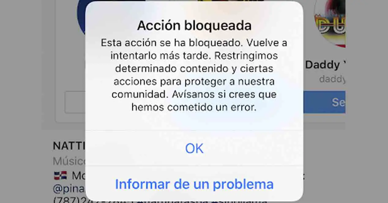 Cómo fijar la acción bloqueada en el Instagram 2