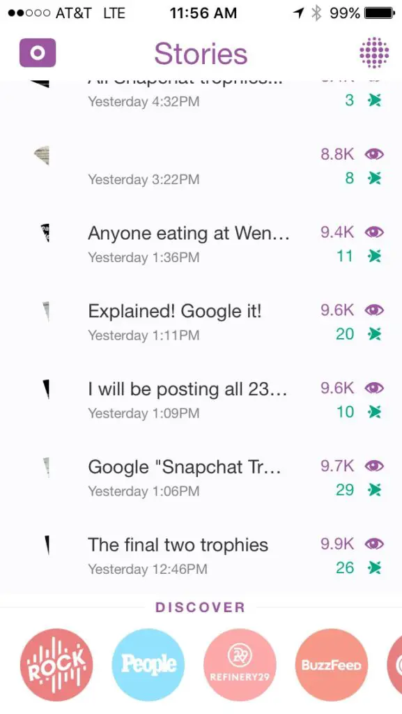 ¿Puede la gente ver cuántas veces has visto su historia en el Snapchat? 2