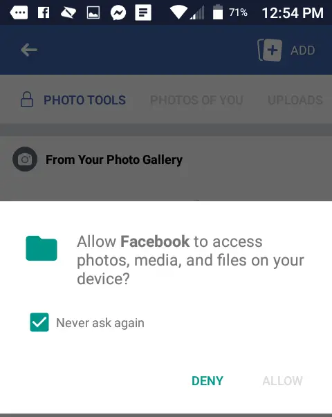Cómo evitar que Facebook acceda a sus fotos 5