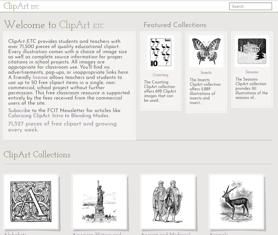 4 mejores galerías de clip art de dominio público 3