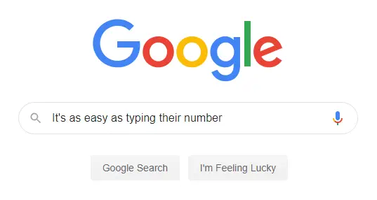 Como encontrar el nombre de alguien por el número de teléfono 1