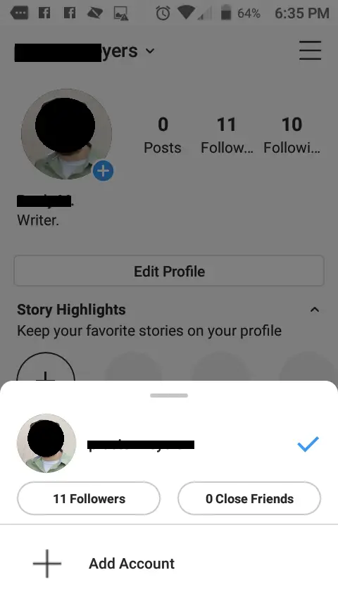 Cómo crear una segunda cuenta Instagram 3