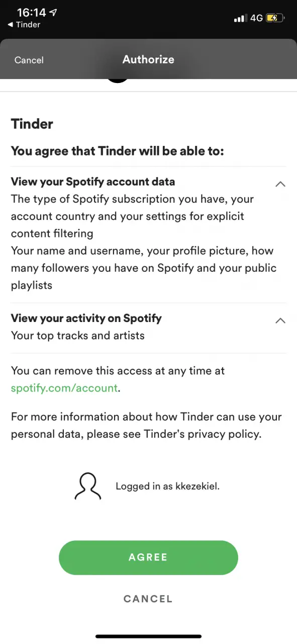 Cómo conectar Spotify con Tinder 5