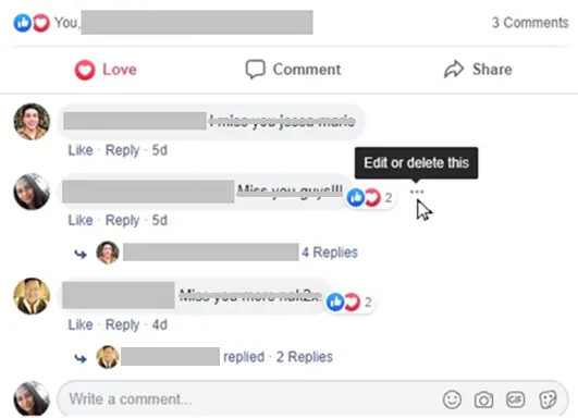 Cómo editar los comentarios en Facebook 1