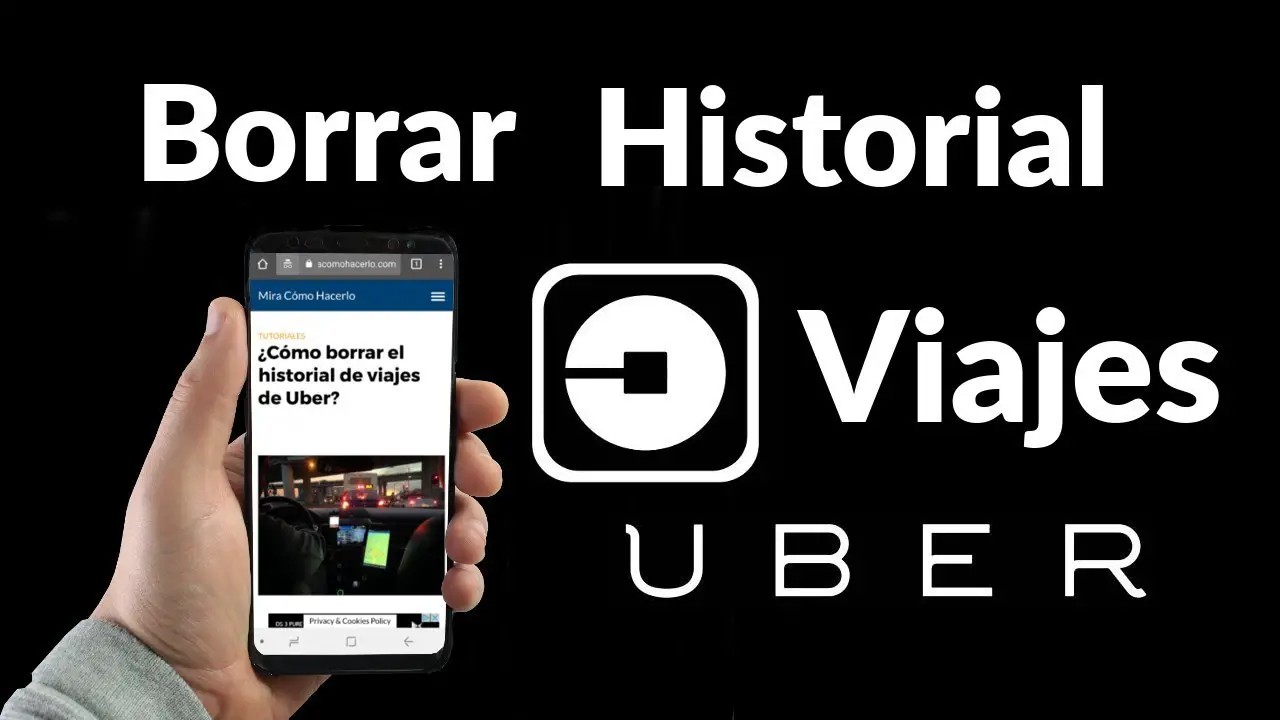 Cómo borrar el historial de viajes en Uber 23