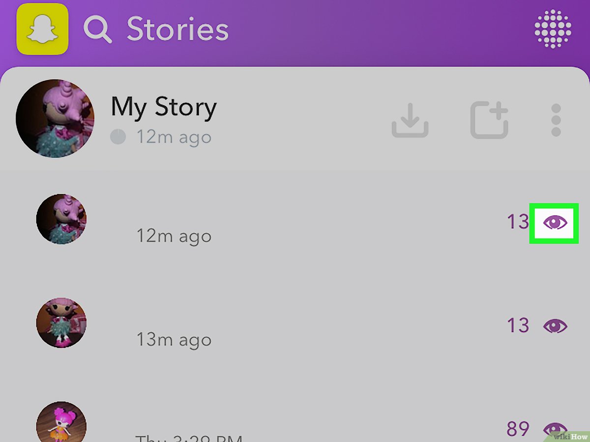 ¿Cómo es que Snapchat ordena las vistas de las historias? 3