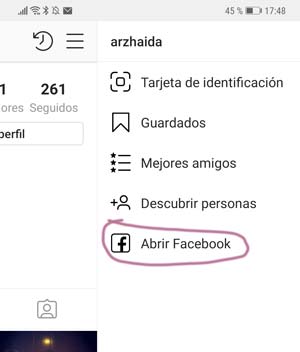 ¿Puedes abrir Facebook desde Instagram? 4