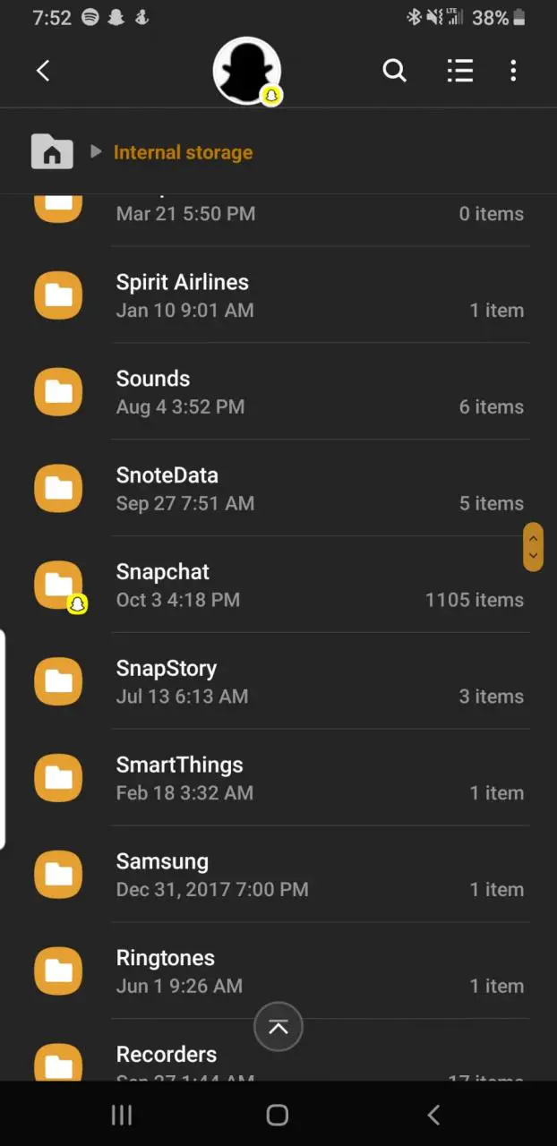 Cómo recuperar los recuerdos en Snapchat 3