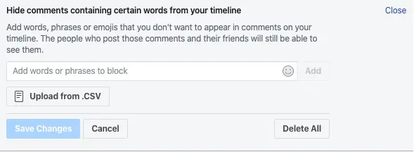 Cómo desactivar los comentarios en la línea de tiempo de Facebook 2