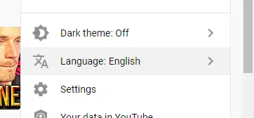 Cómo cambiar el idioma de YouTube 1